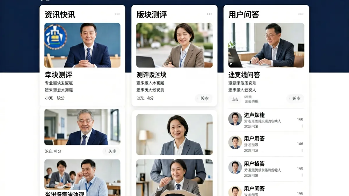 第一会所论坛首页门户全貌，展示资讯聚合、版块测评与用户问答的综合内容布局